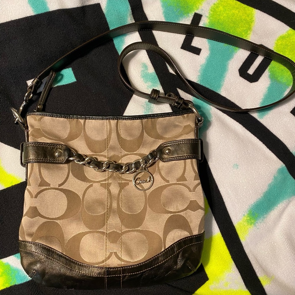 Coach Signature Chain Crossbody bag F19730 - Picture 6 of 13